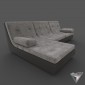 sofa ARS Scandy ottoman (art 00-29676)
